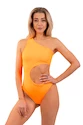 Badkleding Nebbia  One Shoulder Asymmetrical Monokini 458 Orange Neon