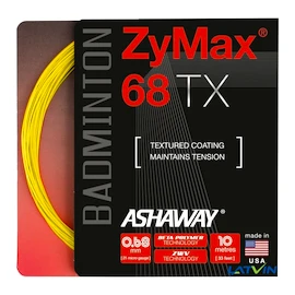 Badminton besnaring Ashaway Zymax 68 TX Optic Yellow Set