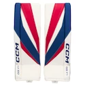 Beenbeschermers CCM Axis F5 White/Red/Blue Junior