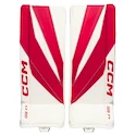 Beenbeschermers CCM Axis F9 Red/White Senior 34 + 1 inch