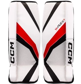 Beenbeschermers CCM YTflex 3 white/white/red/black Youth