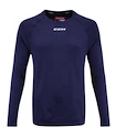 Compressie T-shirt CCM  LS Premium Training Tee True Navy Senior