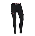 Compressiebroek met kruisbeschermer CCM  Jill Black Senior XS