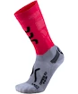 Compressiesokken UYN  Fly Run Red/Grey  35-36, Zwart