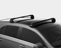 Dakdrager Thule Edge Black Acura ZDX 5-Dr SUV met geïntegreerde dakrails 24+