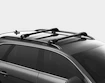 Dakdrager Thule Edge Black Opel Zafira Tourer 5-Dr MPV met geïntegreerde dakrails 12-19