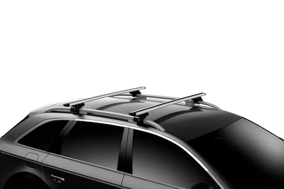 Dakdrager Thule met EVO WingBar Audi A4 Allroad 5-Dr Estate met dakrails 08-15