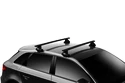 Dakdrager Thule met EVO WingBar Zwart Audi A1 5-Dr Hatchback met kaal dak 19-24