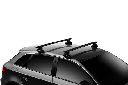 Dakdrager Thule met EVO WingBar Zwart Audi A3 (8V) 5-Dr Hatchback met kaal dak 12-20