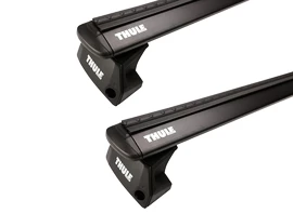 Dakdrager Thule met EVO WingBar Zwart Audi A4 Avant 5-Dr Estate met geïntegreerde dakrails 16-23