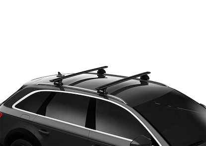 Dakdrager Thule met EVO WingBar Zwart Audi Q7 5-Dr SUV met geïntegreerde dakrails 06-15