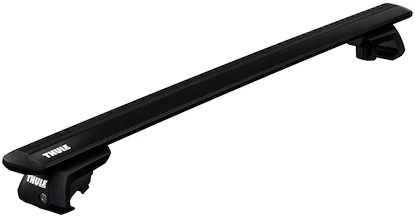 Dakdrager Thule met EVO WingBar Zwart BMW 5-series Touring (E61) 5-Dr Estate met dakrails 04-10