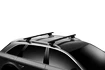 Dakdrager Thule met EVO WingBar Zwart BMW X5 5-Dr SUV met dakrails 07-13