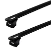 Dakdrager Thule met EVO WingBar Zwart Ford Mondeo (Mk II) 4-Dr Sedan met vaste punten 01-07