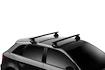 Dakdrager Thule met EVO WingBar Zwart Land Rover Range Rover Evoque 5-Dr SUV met kaal dak 11-18