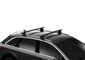 Dakdrager Thule met EVO WingBar Zwart Lexus RX (Mk IV) 5-Dr SUV met geïntegreerde dakrails 15-21