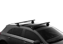 Dakdrager Thule met EVO WingBar Zwart Mercedes Benz A-Class (W169) 3-Dr Hatchback met vaste punten 05-11