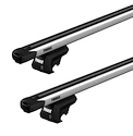 Dakdrager Thule met SlideBar Cadillac BLS 5-Dr Estate met dakrails 06-10