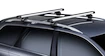 Dakdrager Thule met SlideBar Fiat Stilo Uproad 5-Dr SUV met dakrails 02-07