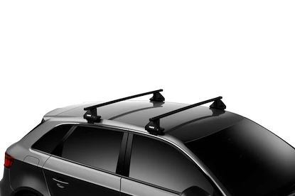 Dakdrager Thule met SquareBar Audi A1 5-Dr Hatchback met kaal dak 19+