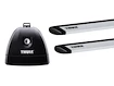 Dakdrager Thule met WingBar Ford Fiesta 3-Dr Hatchback met kaal dak 00-02