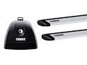 Dakdrager Thule met WingBar Ford Fiesta 3-Dr Hatchback met kaal dak 00-02