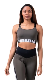 Dames bh Nebbia Lift Hero Sports mini top 515 khaki