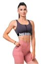 Dames bh Nebbia  Smart zip sports bra marron