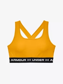 Dames bh Under Armour  Crossback Mid Bra-GLD