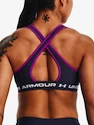 Dames bh Under Armour  Crossback Mid Bra-GRY