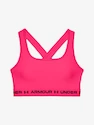 Dames bh Under Armour  Crossback Mid Bra-PNK