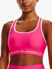 Dames bh Under Armour Crossback Mid Bra-PNK