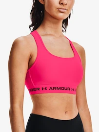 Dames bh Under Armour Crossback Mid Bra-PNK