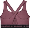 Dames bh Under Armour  Crossback Mid Bra-PPL