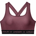 Dames bh Under Armour  Crossback Mid Bra-PPL