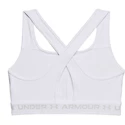 Dames bh Under Armour  Crossback Mid Bra-WHT