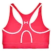 Dames bh Under Armour   Mid Keyhole Bra-PNK