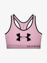 Dames bh Under Armour   Mid Keyhole Graphic-PNK