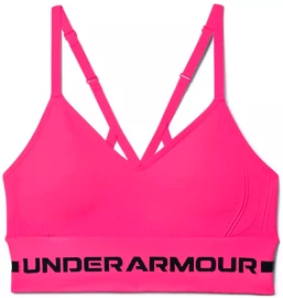 Dames bh Under Armour Seamless Low Long Htr Bra pink Beta Tint