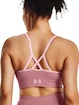 Dames bh Under Armour  Seamless Low Long Rib-PNK