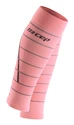 Dames compressie hardloopkousen kuiten CEP  Reflective Reflective Light Pink  II