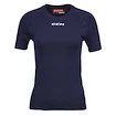 Dames compressieshirt CCM  SS Training Tee Navy Senior S