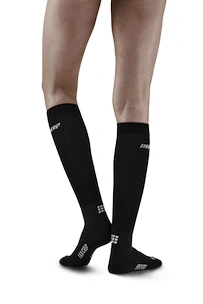 Dames compressiesokken CEP  RECOVERY Black/Black  II