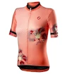 Dames fietsshirt Castelli  Primavera Jersey Peach Echo XL