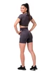 Dames fietsshort Nebbia  Fit & Smart marron