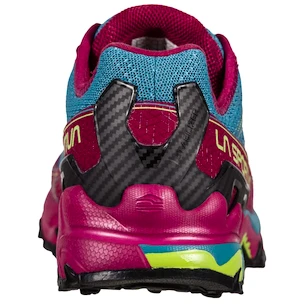 Dames hardloopschoenen La Sportiva  Ultra Raptor II Woman Red Plum/Topaz