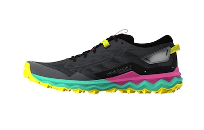 Dames hardloopschoenen Mizuno  Wave Daichi 7 Iron Gate/Ebony/Fuchsia Fedora