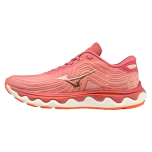 Dames hardloopschoenen Mizuno  Wave Horizon 6 Garnet Rose/Rose Copper  UK 8