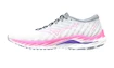 Dames hardloopschoenen Mizuno  Wave Inspire 19 Snow White/High-Vis Pink/Purple Punch  UK 5,5