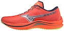 Dames hardloopschoenen Mizuno  Wave Rebellion Neon Flame/White  UK 8